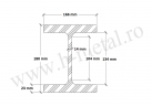 Profil HEM 160 mm 1